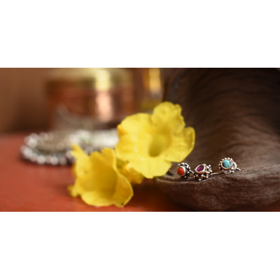 लावण्य ✽ Nose pin ✽ E { Set of 3 }